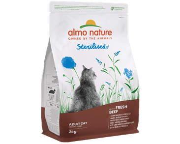 ALMO NATURE HOLISTIC STERILISED - HOVÄDZIE A RYŽA 2KG