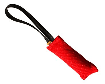 BAFPET PEŠIEK RINGO, 1X UCHO - ČERVENÁ