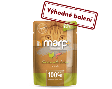 MARP HOLISTIC PLUS KAPSIČKA PRE MAČKY - KURA S KREVETAMI VO VÝVARE 24X55G