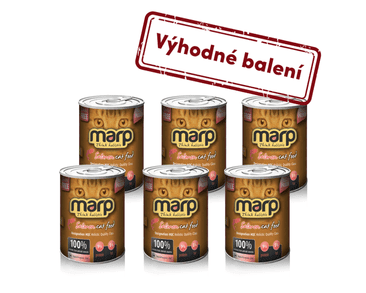 MARP SALMON KONZERVA PRE MAČKY S LOSOSOM 6X370G