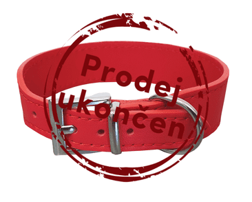 KOŽENÝ OBOJOK SETA - ČERVENÁ