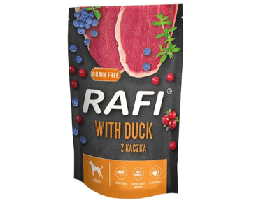 RAFI PATÉ KAČICA - VRECKO PRE PSOV 500G