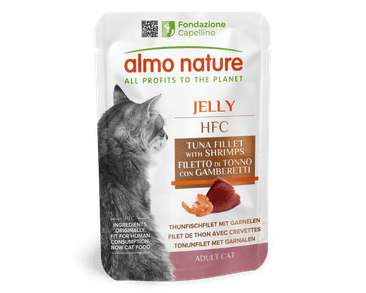 ALMO NATURE HFC JELLY - TUNIAK A KREVETY V ŽELÉ 55G