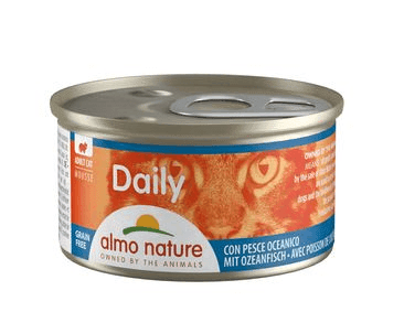 ALMO NATURE DAILY MENU WET CAT - PENA S MORSKÝMI RYBAMI 85G VÝHODNÉ BALENIE 24KS