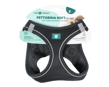 FARM COMPANY SOFT MESH POSTROJ PRE PSOV ČIERNY 3XS 24-28CM