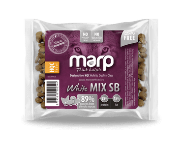 MARP HOLISTIC WHITE MIX SB - PRE MALÉ PLEMENÁ BEZ OBILNÍN VZORKA 70G