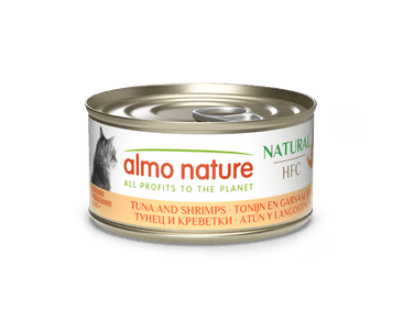 ALMO NATURE HFC NATURAL - TUNIAK A KREVETY 70G