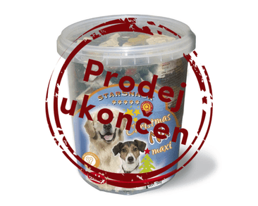 NOBBY STARSNACK  VIANOČNÉ MAŠKRTY MIX MAXI PRE PSOV 500G