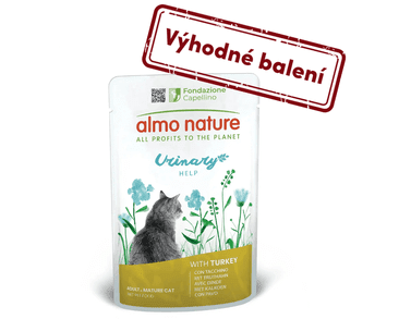 ALMO NATURE HOLISTIC URINARY HELP - S MORČACÍM 70G VÝHODNÉ BALENIE 30KS
