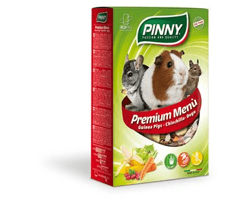 PINNY PREMIUM MENU MORČA, ČINČILA, DEGU 800G EXP 10/2025 ZĽAVA 30%