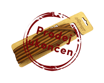 BAFPET STOPOVACIA ŠNÚRA Z MASTNEJ KOŽE - PRÍRODNÁ