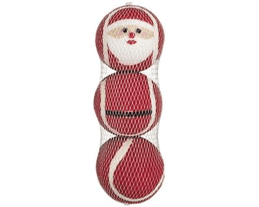 NOBBY VIANOČNÉ TENISOVÉ LOPTIČKY SANTA 3KS 4,5 CM