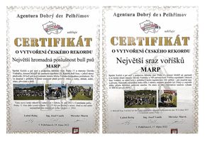 Vytvorenie dvoch českých rekordov