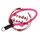 Nobby FUN Royal Neon  guľatý polosťahovací obojok ružový 70cm