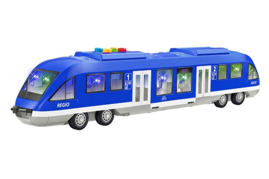 ABC Toys - Metro/vlak plast 44cm na baterie se světlem se zvukem 2 barvy v  krabici 46x12,5x7,5cm - Wiky - Modely - Autá, lietadlá, lode, Hračky pre  chlapcov, Hračky a hry -