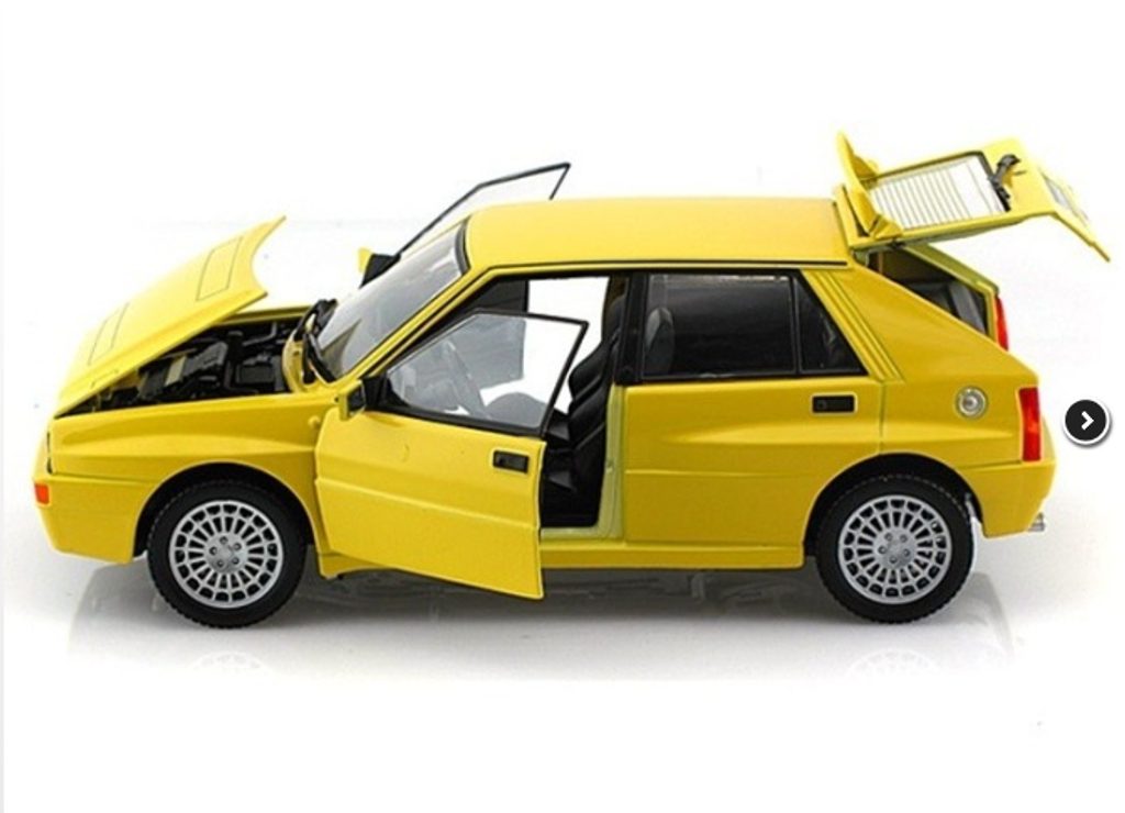 ABC Toys - Bburago Lancia Delta HF Integrale EVO 2 žlutá 1:24 - Bburago -  Burago modely - Burago modely, Auta, letadla, lodě, Hračky pro kluky,  Hračky a hry - Kdo si hraje, nezlobí