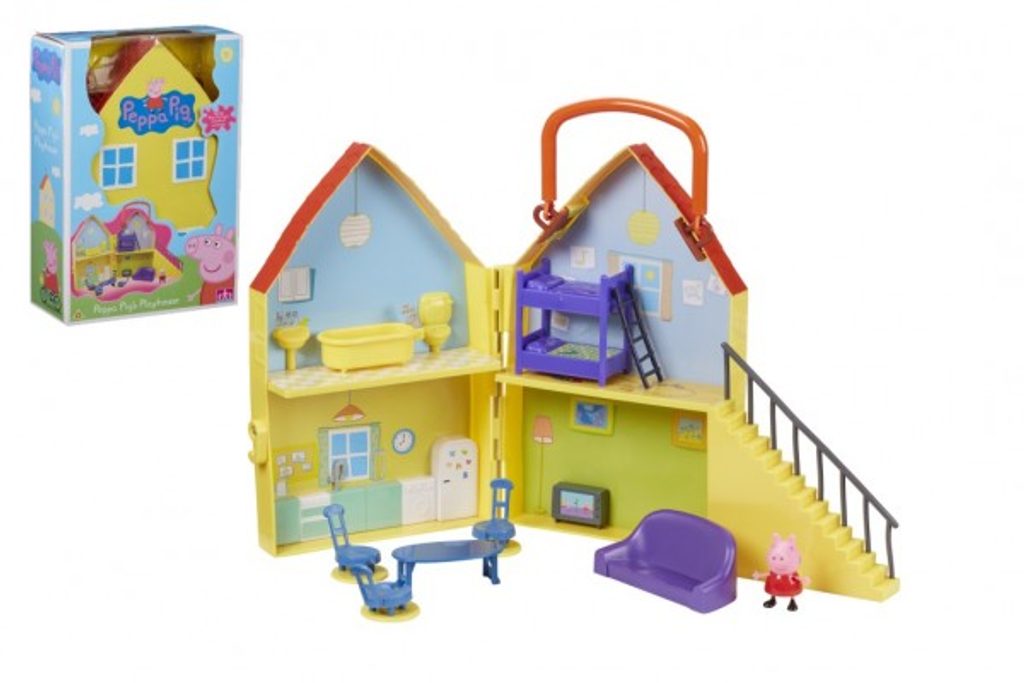 ABC Toys - Prasátko Peppa/Peppa Pig plast domeček s figurkou s doplňky v  krabici 22x32x10cm - Figurky a zvířátka - Hračky a hry - Kdo si hraje,  nezlobí
