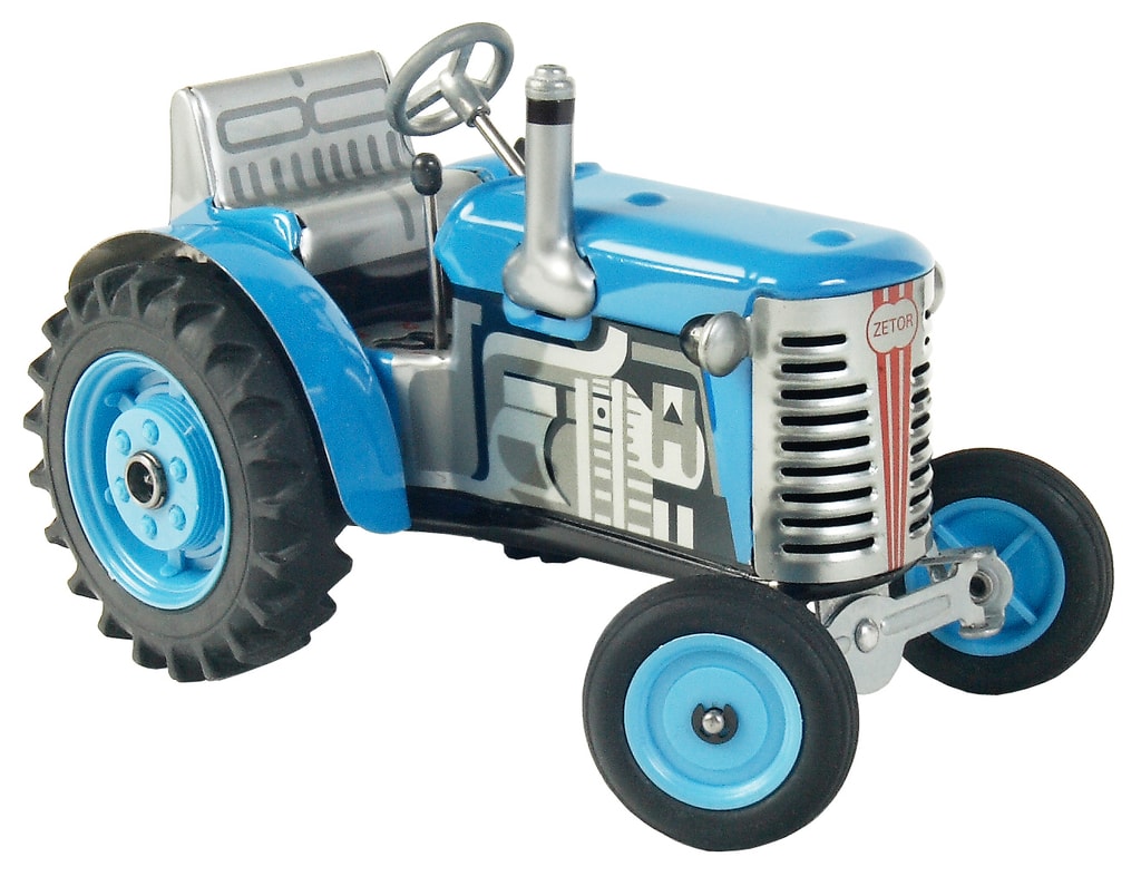 Traktor ZETOR modrý - plastové disky - Kovap - Plechové hračky - Hračky a  hry - Kdo si hraje, nezlobí - ABC Toys