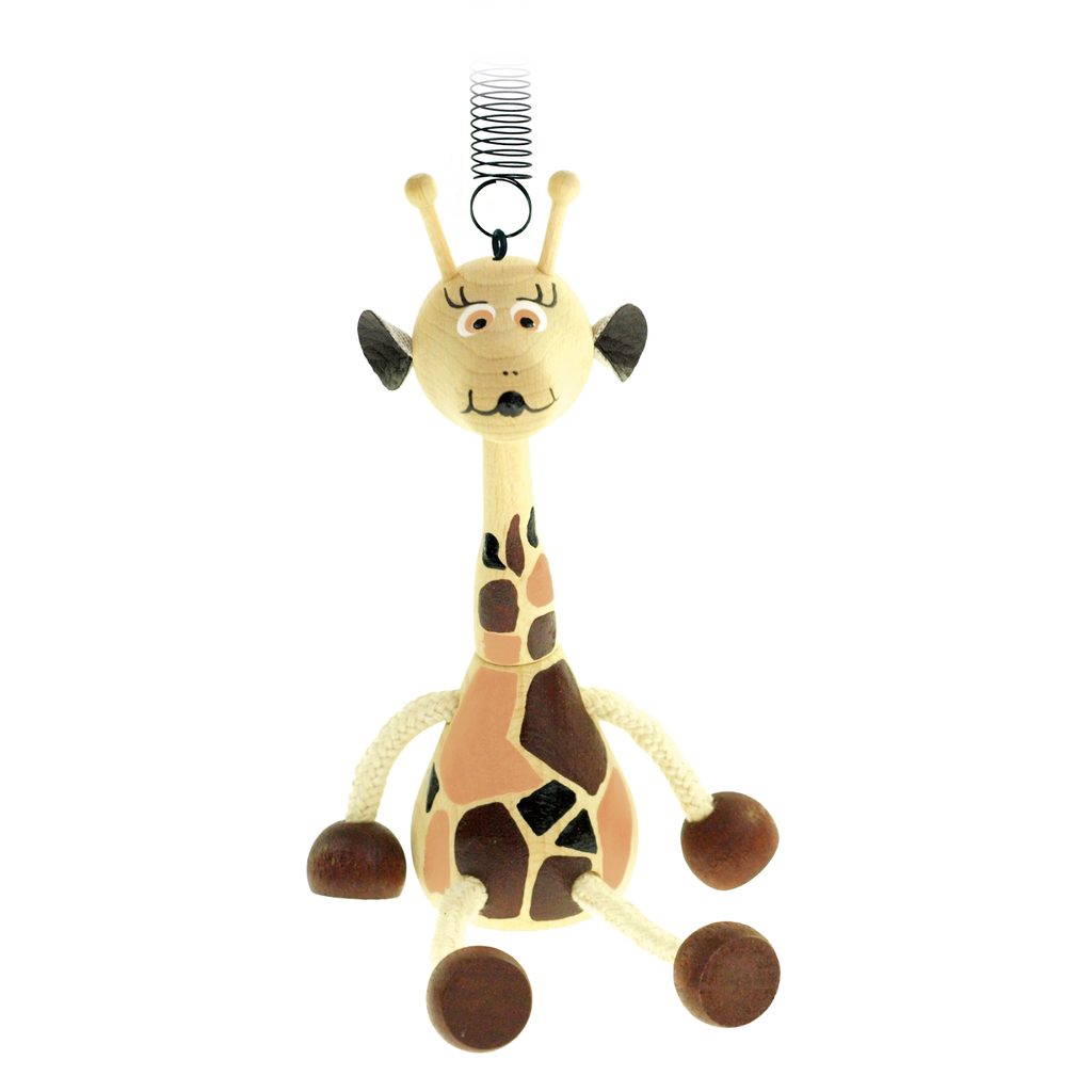ABC Toys - Žirafa na pružině - Bino - Závesné hračky - Drevené hračky,  Hračky a hry - Kdo si hraje, nezlobí