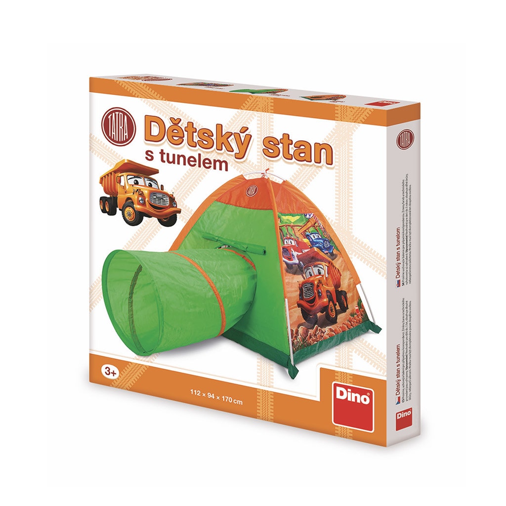 Dino TATRA - STAN S TUNELEM 112x94x170cm - Dino - Prolézačky - Hračky na  zahradu, Hračky a hry - Kdo si hraje, nezlobí - ABC Toys