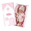 Llorens 38938 JOELLE - realistická panenka miminko se zvuky a měkkým látkovým tělem - 38 cm