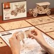 RoboTime Dřevěné 3D puzzle Historické auto - Vintage car