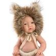 Llorens 63201 NEW BORN CHLAPEČEK - realistická panenka miminko s celovinylovým tělem - 31 cm