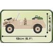 COBI 2402 II WW VW typ 82 Kubelwagen, 195 k, 1 f