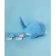 Doudou Plyšová modrá velryba 60 cm