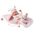 Llorens 73886 NEW BORN HOLČIČKA - realistická panenka miminko s celovinylovým tělem - 40 cm