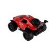 Auto RC buggy terénní červené 23cm plast 27MHz na baterie se světlem v krabici 30x14x16cm