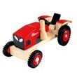 Traktor Zetor s vlekem dřevo 36cm v krabici 42x12,5x13cm