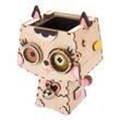 RoboTime dřevěné 3D puzzle Květináč koťátko