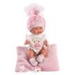 Llorens 26316 NEW BORN HOLČIČKA - realistická panenka miminko s celovinylovým tělem - 26 cm