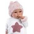 Llorens 63648 NEW BORN - realistická panenka miminko se zvuky a měkkým látkovým tělem - 36 cm