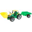 Traktor se lžící 60cm a přívěsem 45cm plast v krabici