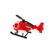 Vrtulník/helikoptéra plast červený 11x13x25cm