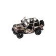 Auto Kinsmart Jeep Wrangler Camo Edition kov/plast 13cm 3 barvy na zpětné natažení 12ks v boxu