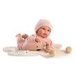 Llorens 63644 NEW BORN - realistická panenka miminko se zvuky a měkkým látkovým tělem - 36 cm
