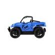 Auto RC buggy pick-up terénní modré 22cm plast 27MHz na baterie se světlem v krabici 30x14x16cm