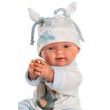 Llorens 26311 NEW BORN CHLAPEČEK - realistická panenka miminko s celovinylovým tělem - 26 cm