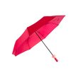 Skládací deštník, láhev růžového vína,