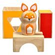 Lucy & Leo 231 Mazaná liška - dřevěná hra s předlohami