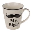 Keramický hrnek s nápisem: "Mr Right & Mrs Always Right"