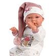 Llorens 73880 NEW BORN HOLČIČKA - realistická panenka miminko s celovinylovým tělem - 40 cm