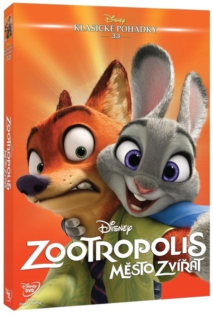 ABC Toys - Zootropolis: Město zvířat - Edice Disney klasické pohádky - DVD  pro děti - - Kdo si hraje, nezlobí