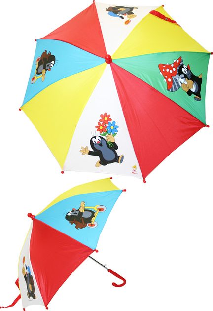 ABC Toys - Deštník Krtek, 4 obrázky - RAPPA - Deštníky, pláštěnky - Dětská  móda, nábytek a doplňky - Kdo si hraje, nezlobí