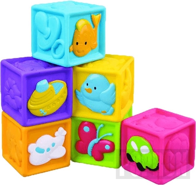 ABC Toys - Dětské pískací kostky 6ks gumové - Zvukové hračky - Hračky pro  nejmenší, Hračky a hry - Kdo si hraje, nezlobí