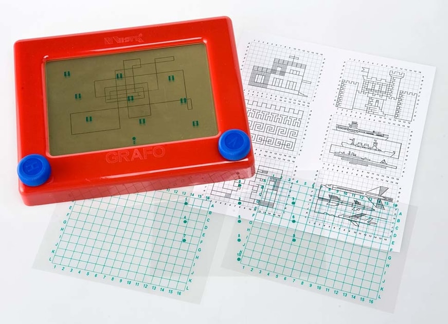 ABC Toys - Magnetická tabulka GRAFO - Kreslící tabulky a šablony -  Kreativní tvoření, Hračky a hry - Kdo si hraje, nezlobí
