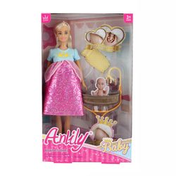 ABC Toys - Panenka těhotná s kolébkou 29 cm - RAPPA - Ostatné bábiky -  Bábiky a barbie, Hračky pre dievčatá, Hračky a hry - Kdo si hraje, nezlobí